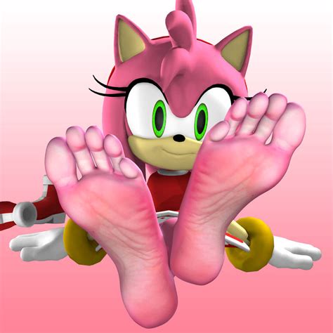 amy rose feet|sonic girls amy rosefeet.